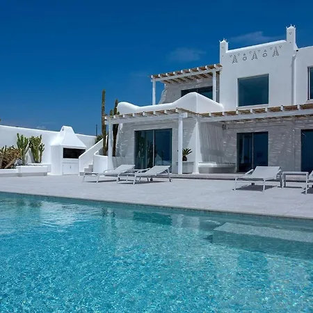 Βίλα Super Luxury Mykonos - Saorsa - 5 Bedroom - Infinity Pool - Panoramic Sea Sunset Views