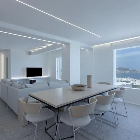 Super Luxury Mykonos - Saorsa - 5 Bedroom - Infinity Pool - Panoramic Sea Sunset Views * Mykonos Town
