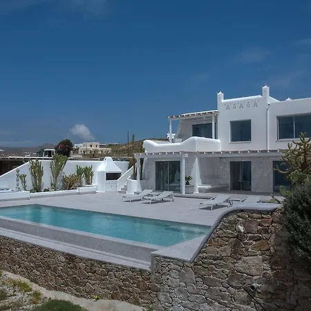 Super Luxury Mykonos - Saorsa - 5 Bedroom - Infinity Pool - Panoramic Sea Sunset Views וילה