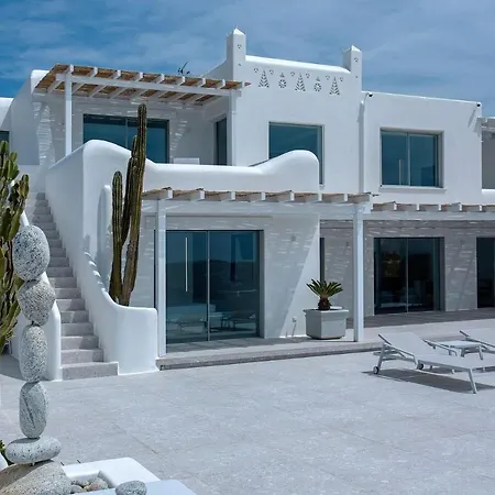 Super Luxury Mykonos - Saorsa - 5 Bedroom - Infinity Pool - Panoramic Sea Sunset Views Mykonos Town