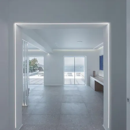 Super Luxury Mykonos - Saorsa - 5 Bedroom - Infinity Pool - Panoramic Sea Sunset Views וילה Mykonos Town