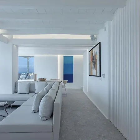Super Luxury Mykonos - Saorsa - 5 Bedroom - Infinity Pool - Panoramic Sea Sunset Views
